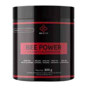 Pré-Treino Bee Power Bee Nutry Sabor Frutas Vermelhas - 300 g